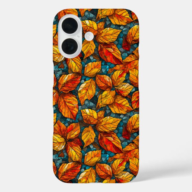Autumn mosaic pattern Case-Mate iPhone case (Back)