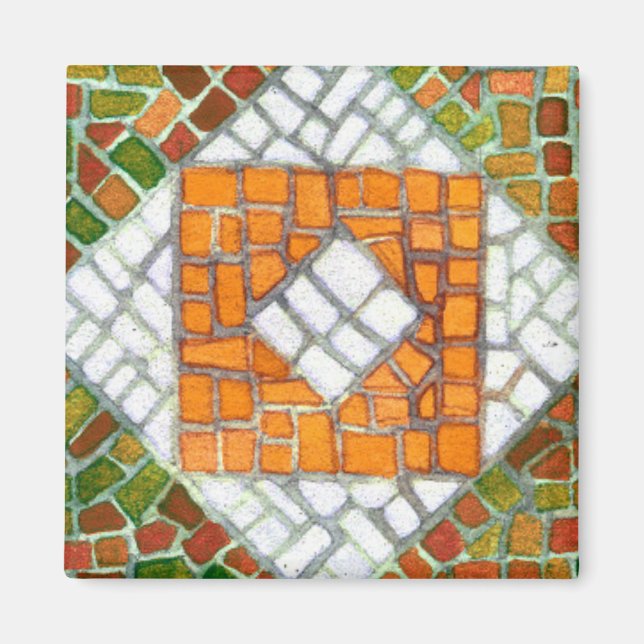 AUTUMN MOSAIC Square Magnet (Front)
