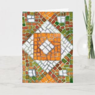 AUTUMN MOSAIC Thanksgiving Card