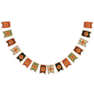 Autumn Mosiac bunting banner