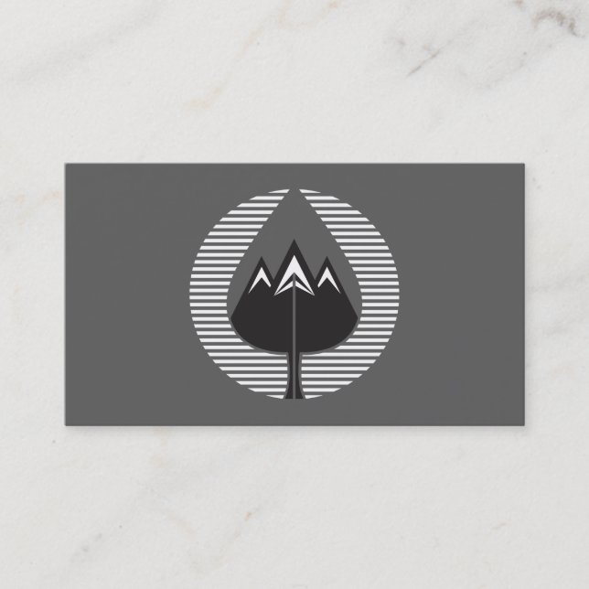 autumn mountains business card (Front)