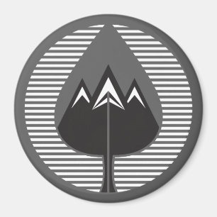 autumn mountains magnet