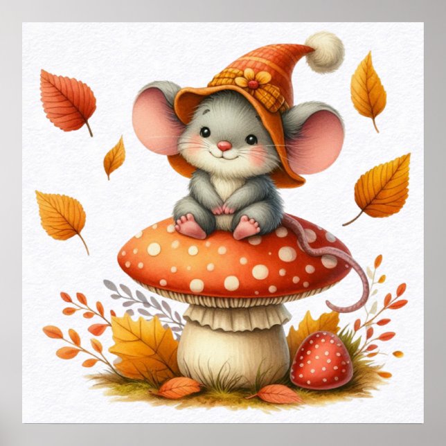 Autumn Mouse Poster (Front)