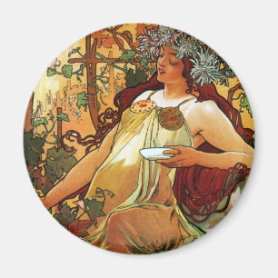 Autumn, Mucha Magnet