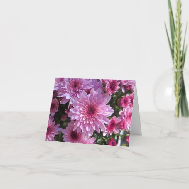 Autumn Mums Note Card (Front)
