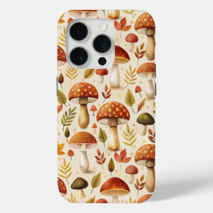 Autumn Mushrooms iPhone 15 Pro Case