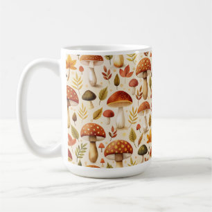 Autumn Mushrooms Coffee Mug