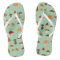 Autumn Mushrooms Flip Flops