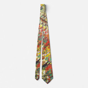 Autumn Neck Tie Abstract Painting