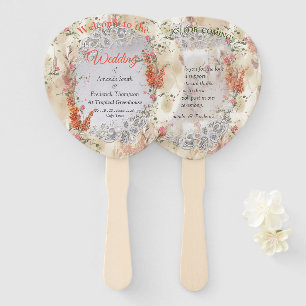 Autumn Neutral-toned Elegant theme Hand Fan