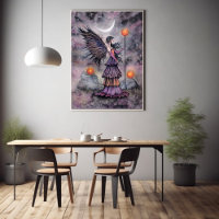 Autumn Night Fairy Art by Molly Harrison