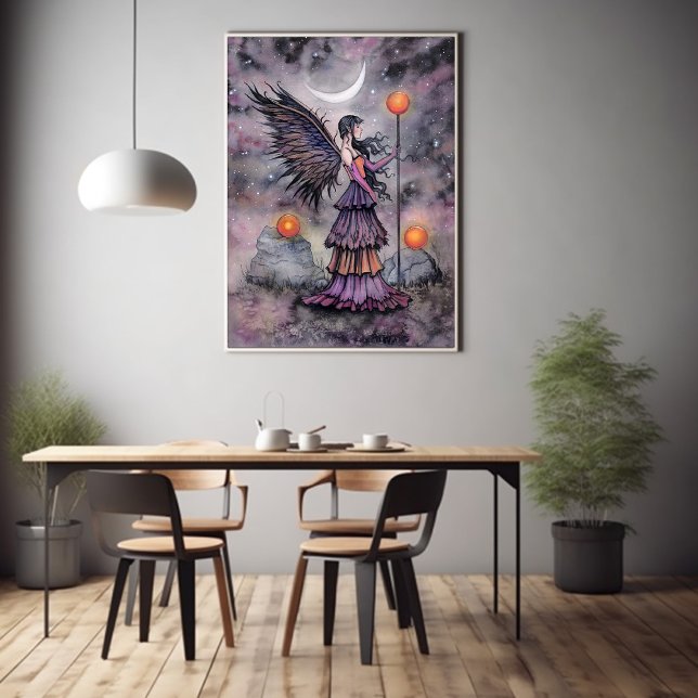 Autumn Night Fairy Art by Molly Harrison Poster (Creator Uploaded)