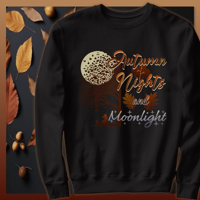 Autumn Nights and Moonlight Adult Sweatshirt (Creator Uploaded)