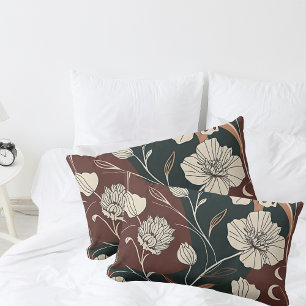 Autumn Noir Bloom Pillowcase