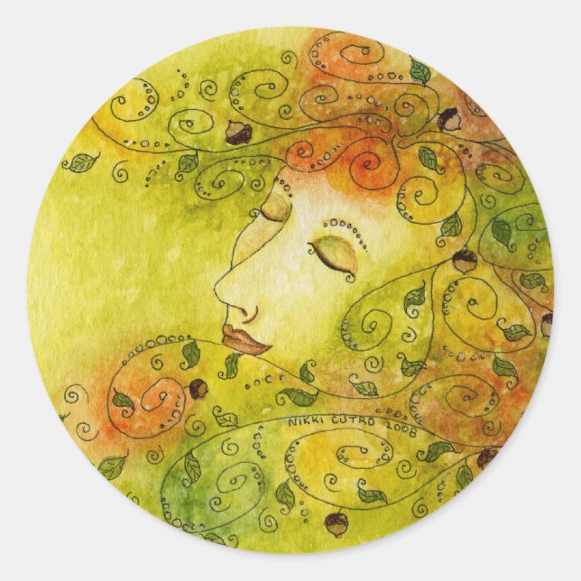 Autumn Nymph Sticker (Front)