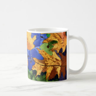 Autumn Oak Leaves Mug