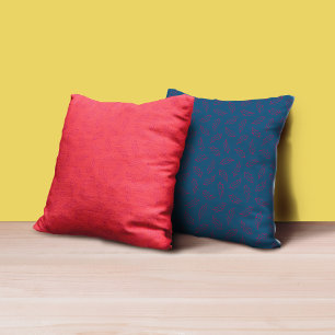 Autumn Oak - Persimmon/Berry Cushion