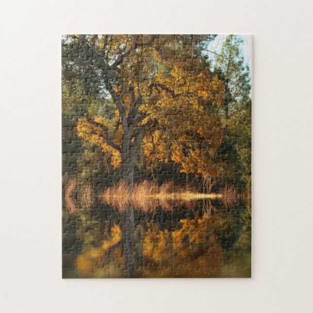 Autumn Oak Tree Challenging Jigsaw Puzzle (Vertical)