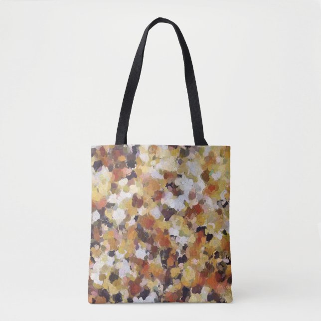 Autumn Oil Abstract Tote Bag (Front)