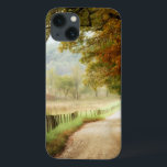 Autumn on a Country Road iPhone 13 Case<br><div class="desc">Home Décor</div>
