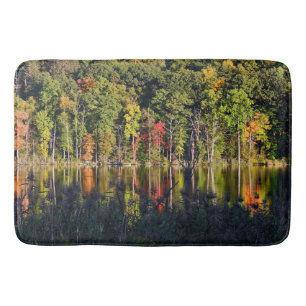 Autumn On Beardsley Pond Bath Mat