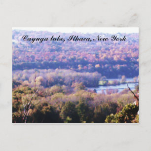 AUTUMN ON CAYUGA LAKE postcard
