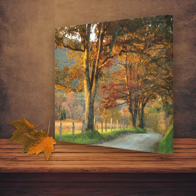 Autumn on Sparks Lane Canvas Print (Creator Uploaded)