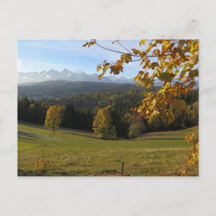 Autumn on Spisz Poster Postcard