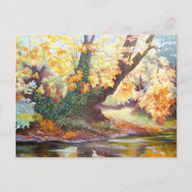 Autumn on the Darent 1999 Postcard (Front)
