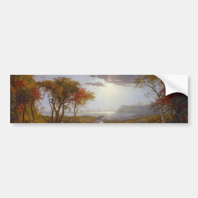 Autumn on the Hudson River (New York State) Bumper Sticker (Front)