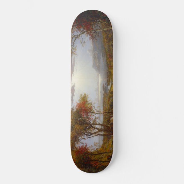Autumn on the Hudson River (New York State) Skateboard (Front)