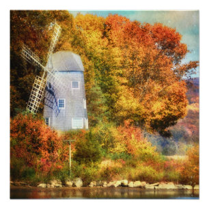 Autumn On The River Poster