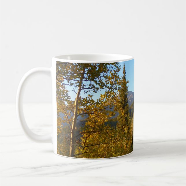 Autumn on the Trail to Dream Lake Coffee Mug (Left)