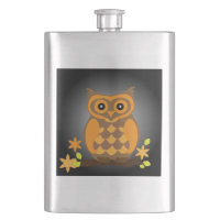 Autumn Orange Owl