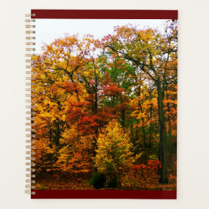 Autumn Orange Trees Planner