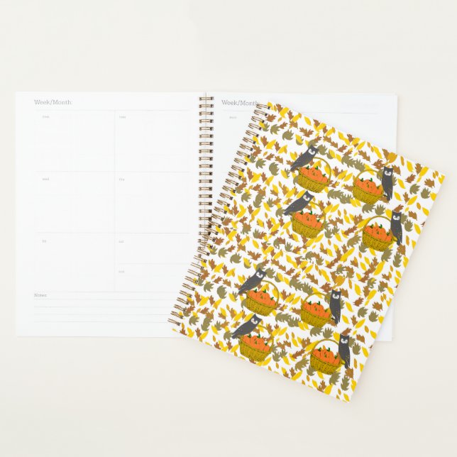Autumn Owl Agenda and Planner  (Display)
