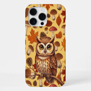 Autumn Owl And Leaves iPhone 16 Pro Max Case