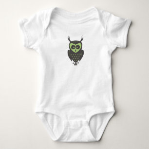 Autumn Owl Baby Bodysuit