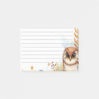 Autumn Owl Post-it Notes