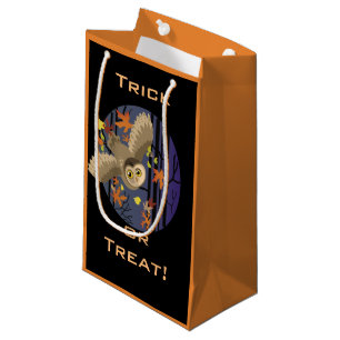 Autumn Owl Trick or Treat Small Gift Bag