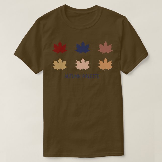 Autumn Palette T-Shirt (Design Front)