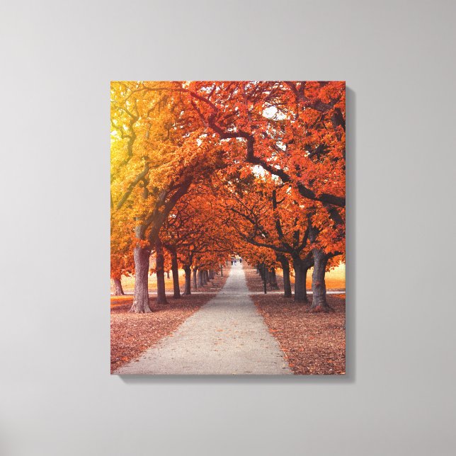 Autumn park canvas print (Front)