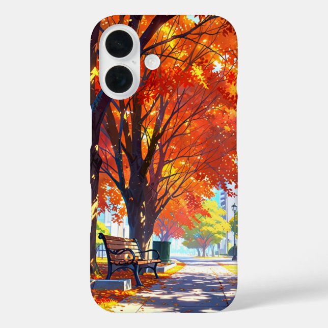 Autumn Park Tranquillity Case-Mate iPhone Case (Back)
