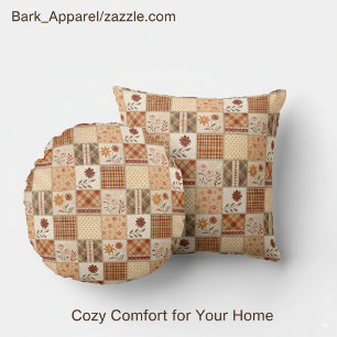 Autumn Patchwork Floral Duvet Cover &  Cushion