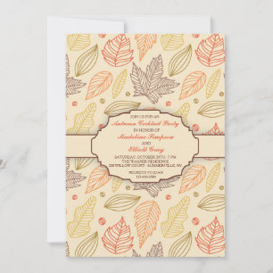 Autumn Patern Invitation