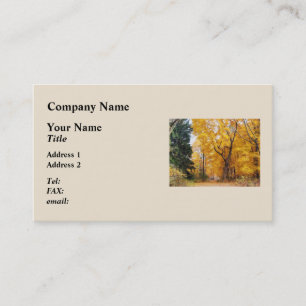 Autumn Path Business Card