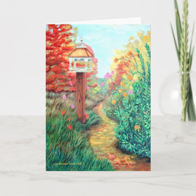 Autumn Path Greeting Cards (Front)