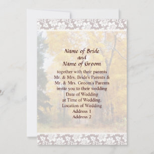 Autumn Path Wedding Invitation Set