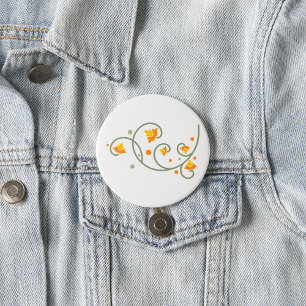 Autumn Pattern 7.5 Cm Round Badge