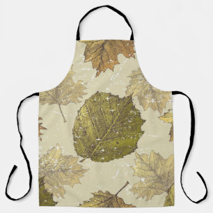 Autumn pattern apron